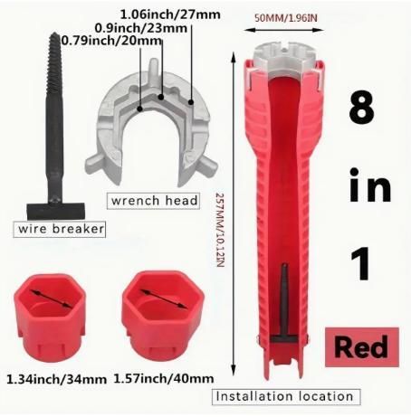 Wrench Tool ? Tight Space Plumber Kit